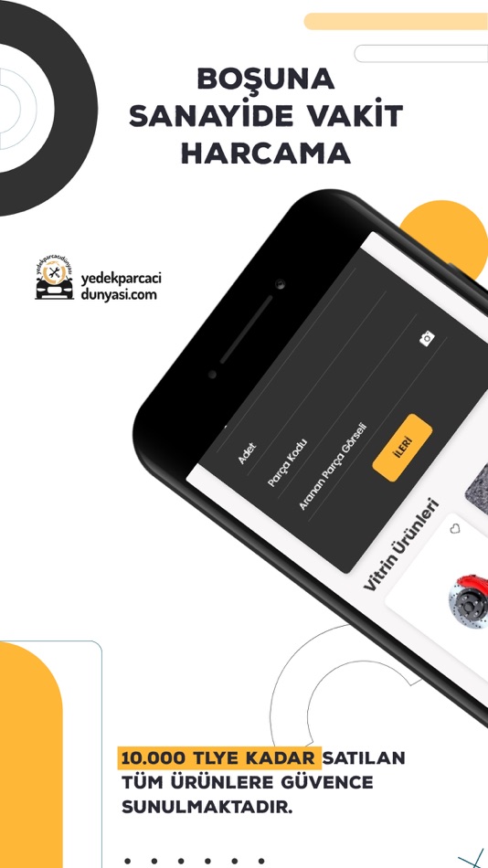 #1. Yedek Parçacı Dünyası (iOS) Podle: YC YAZILIM