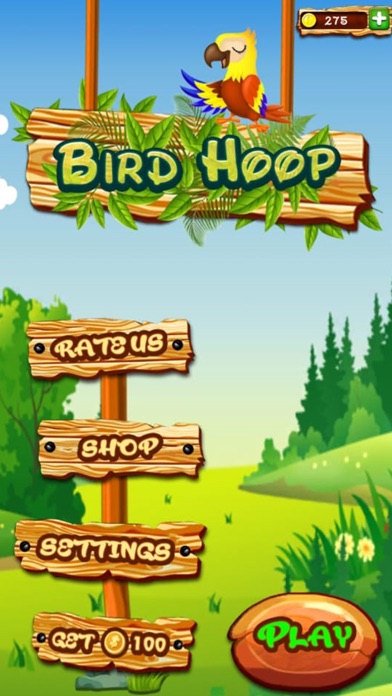 Flying Bird Hoop Pet Gamesのおすすめ画像1