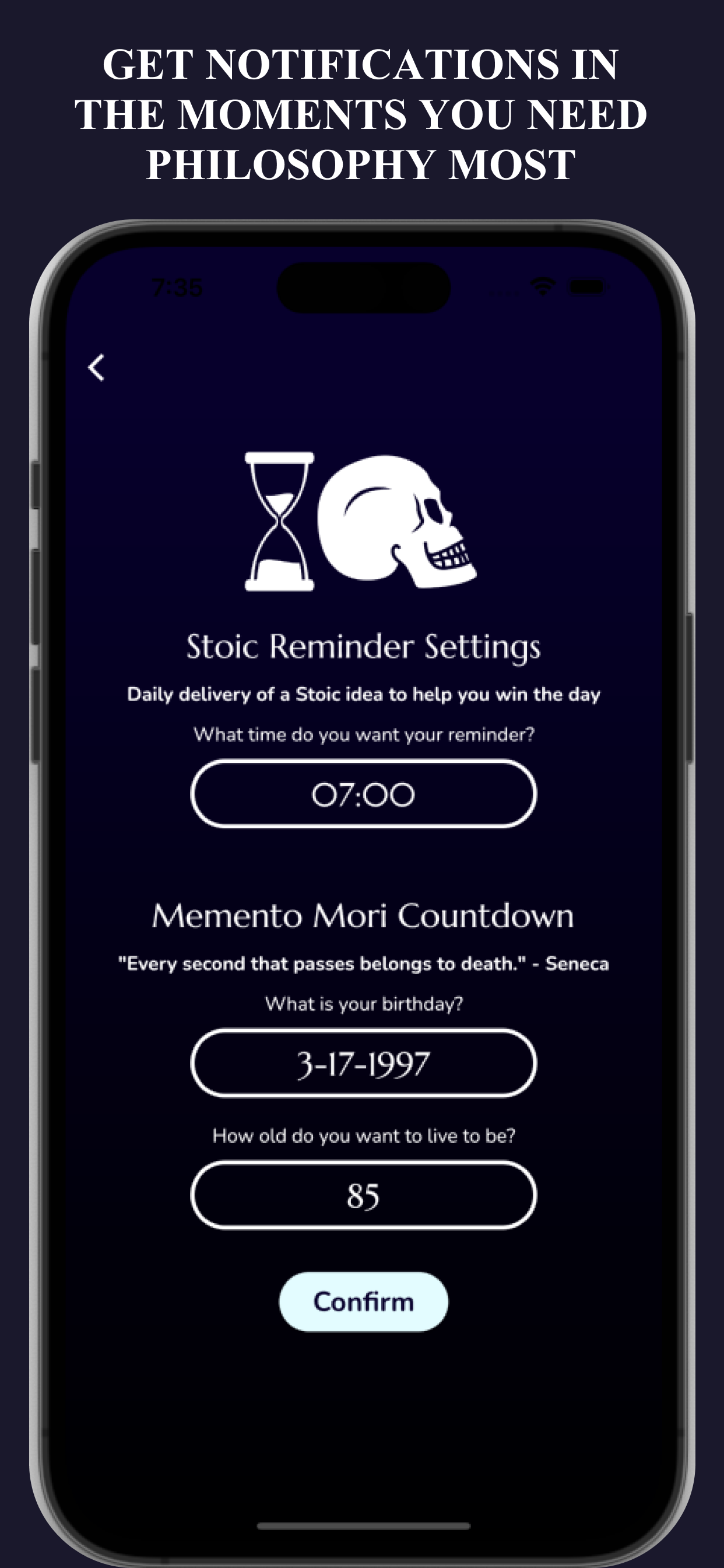 Memento Mori Stoic Reminder