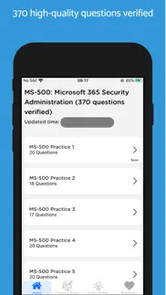 ms-500 exam updated 2024 iphone screenshot 1