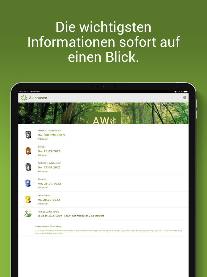 Haßberge Abfall-App