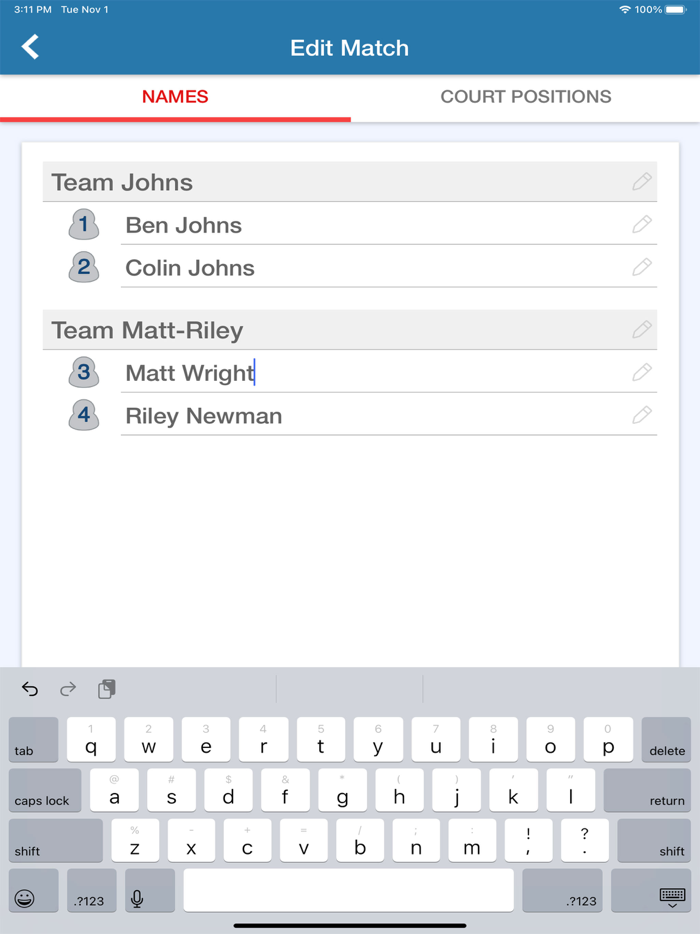 Dinking Up - Pickleball Scores