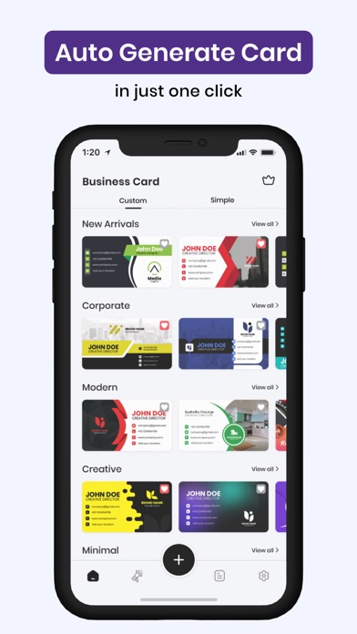 Business Card Maker - Creator Screenshot
