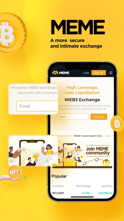 MEME- Trade BTC&Crypto Futures