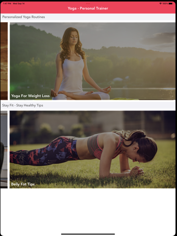 Yoga Workout- Personal Trainer screenshot 4
