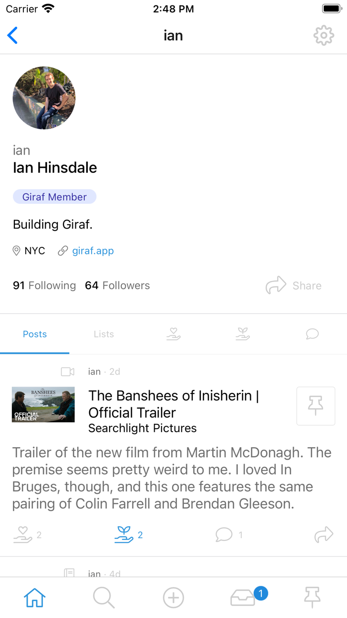 Giraf - Share cultural life