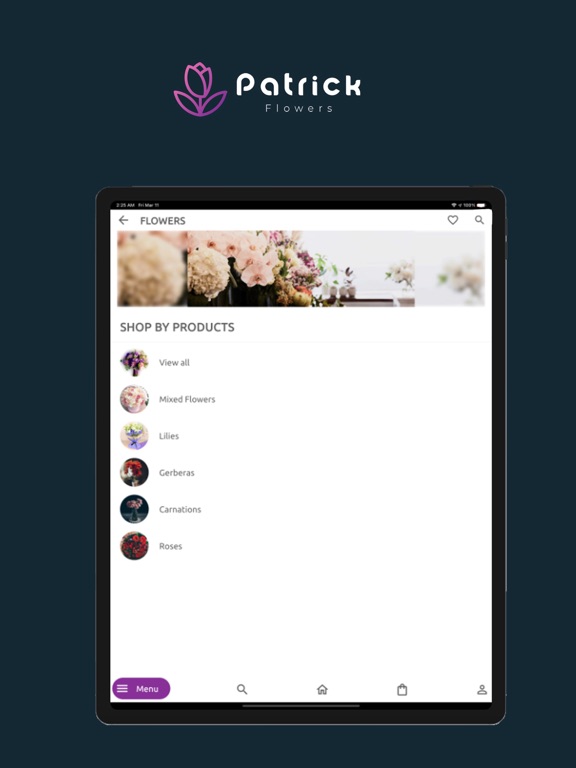 Patrick App iPad screenshot 4 - Shopping app