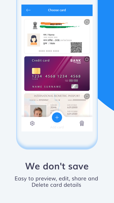 ID Cards Wallet - Card Keeper Screenshot