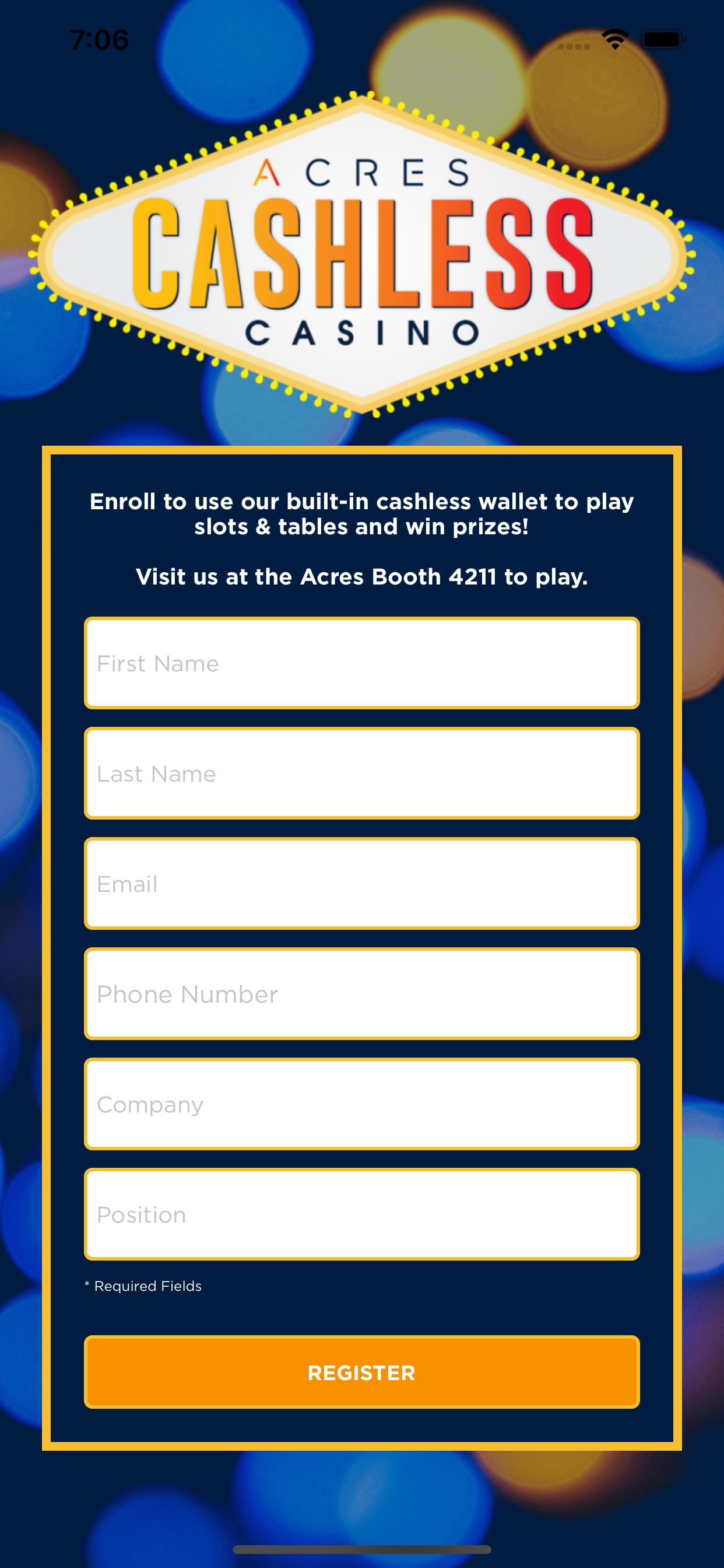 Acres Cashless Casino