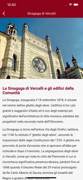 Game screenshot Comunità Ebraica di Vercelli apk