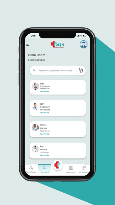 DESH Clinic Screenshot