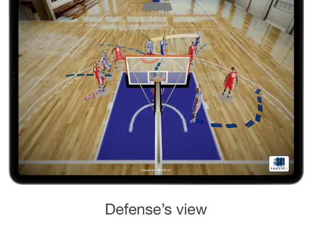 Captura de Pantalla 3 Basketball 3D playbook iphone