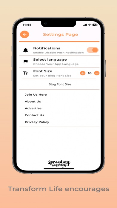 Buzzify iPhone screenshot 3 - News app