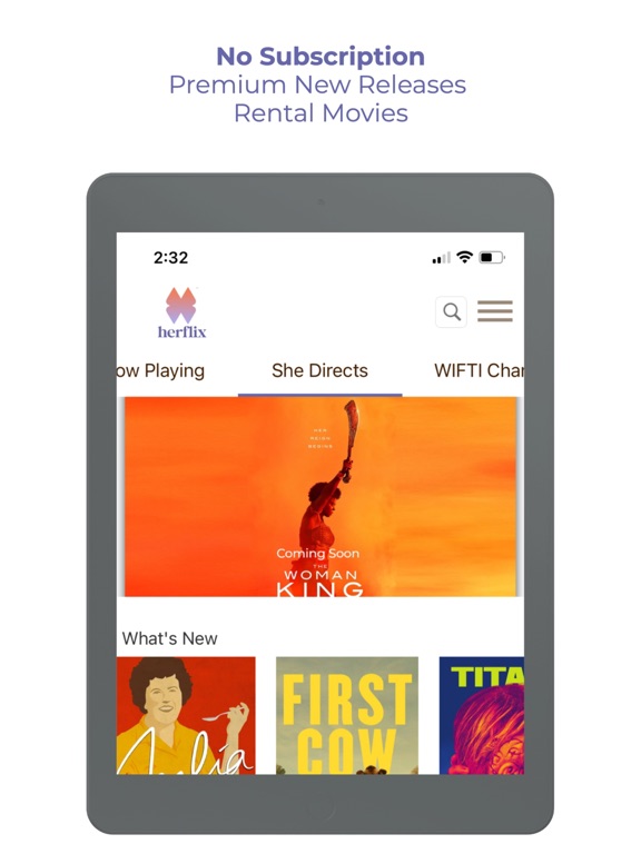Herflix iPad screenshot 3 - Entertainment app