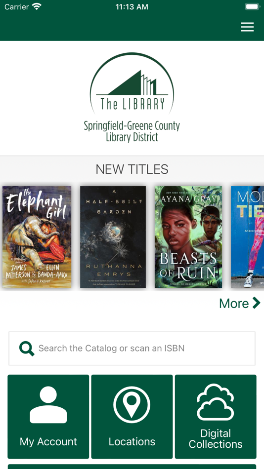 #1. Springfield-Greene Cty Library (iOS) 由: Springfield-Greene County Library District (MO)
