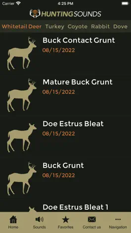 Game screenshot Hunting Sounds apk
