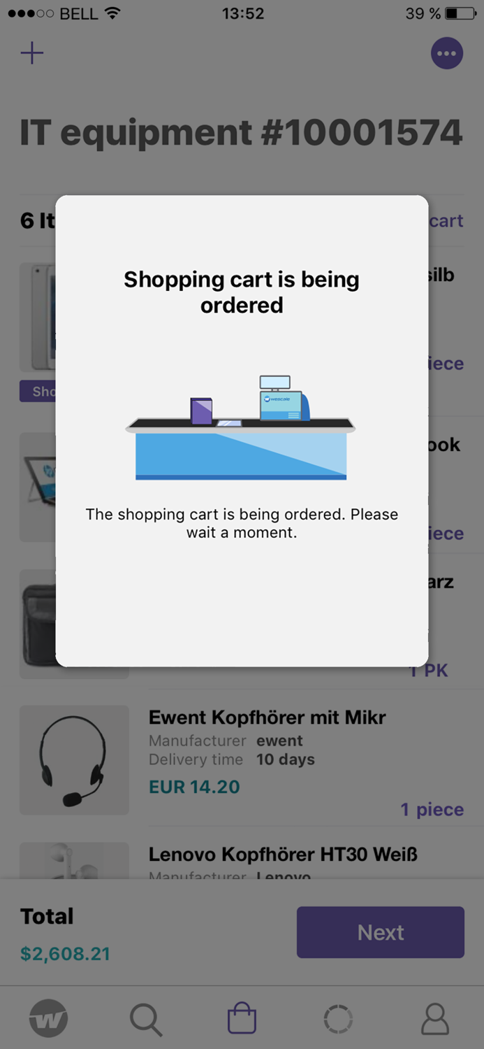wescale Mobile Shopping