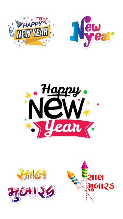 Happy New Year - Wishes Stkrs