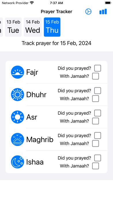 Muslims Prayer Tracker Screenshot