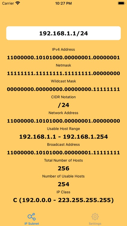 IP and Subnet Calculator