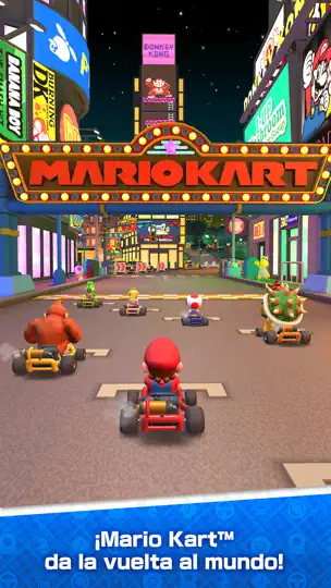 Captura de pantalla de Mario Kart Tour en iPhone 4