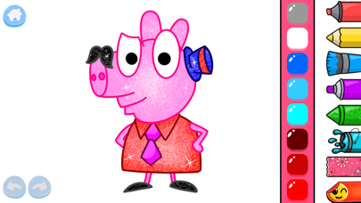 Cute Piggy : Coloring Screenshot