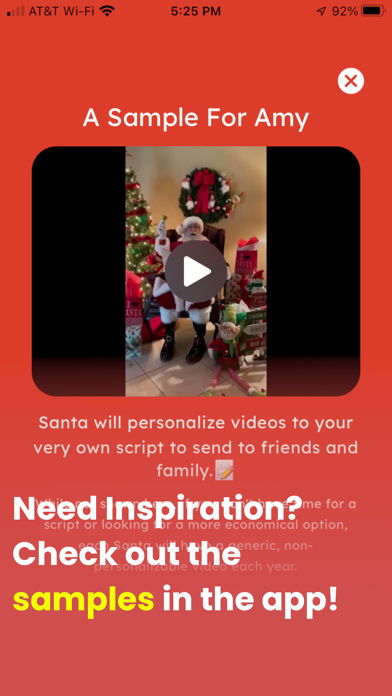 Santa & Me - Custom Videos Screenshot