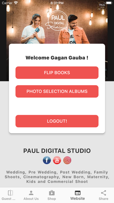 Paul Digital Studio Screenshot