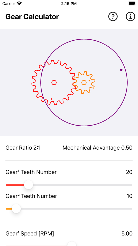 #1. Gear Simulation & Calculation (iOS) Podle: Heng Jia Liang