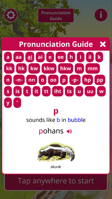Eastern Shoshone Vocab Builder Screenshot
