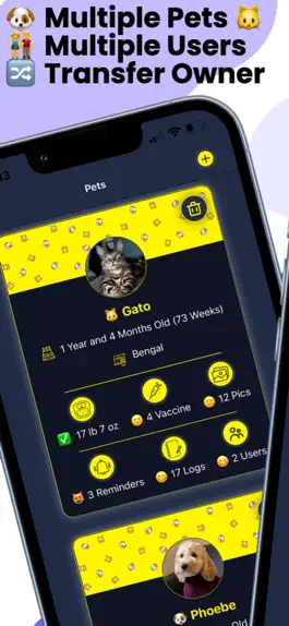 Game screenshot Dog Cat Health Care Tracker mod apk
