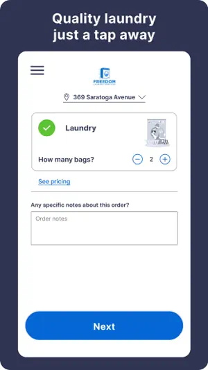 Freedom Laundry Services screenshot 1