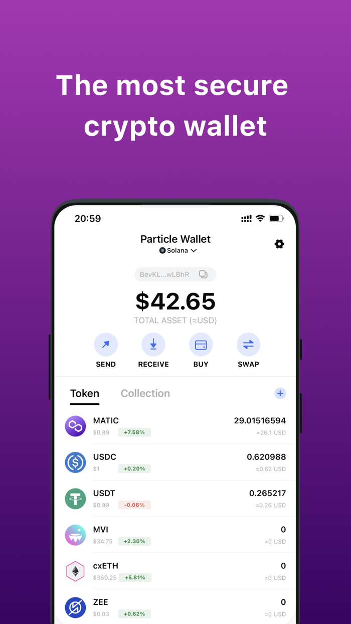 Particle - Crypto Wallet