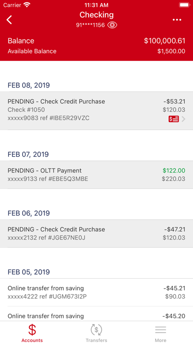 Capital Area REALTORS® FCU Screenshot