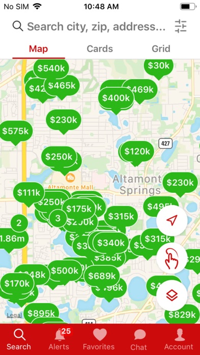 Central Florida Home Search Screenshot
