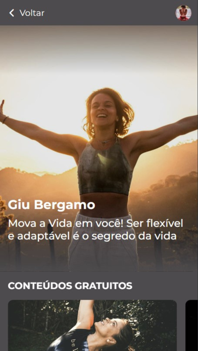 Giu Bergamo Yoga Screenshot
