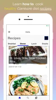 carnivore diet recipes iphone screenshot 2