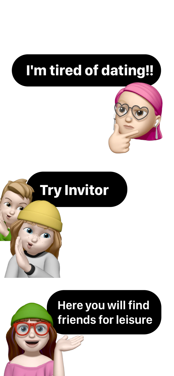 Invitor. New Friends In Real.