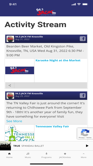 94.3 JACK-FM Knoxville Screenshot 4 - AppWisp.com 94.3 JACK-FM Knoxville Screenshot 4 - AppWisp.com