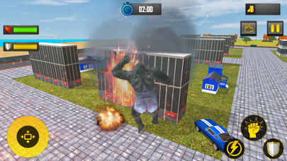 Angry Gorilla City Attack Game Screenshot