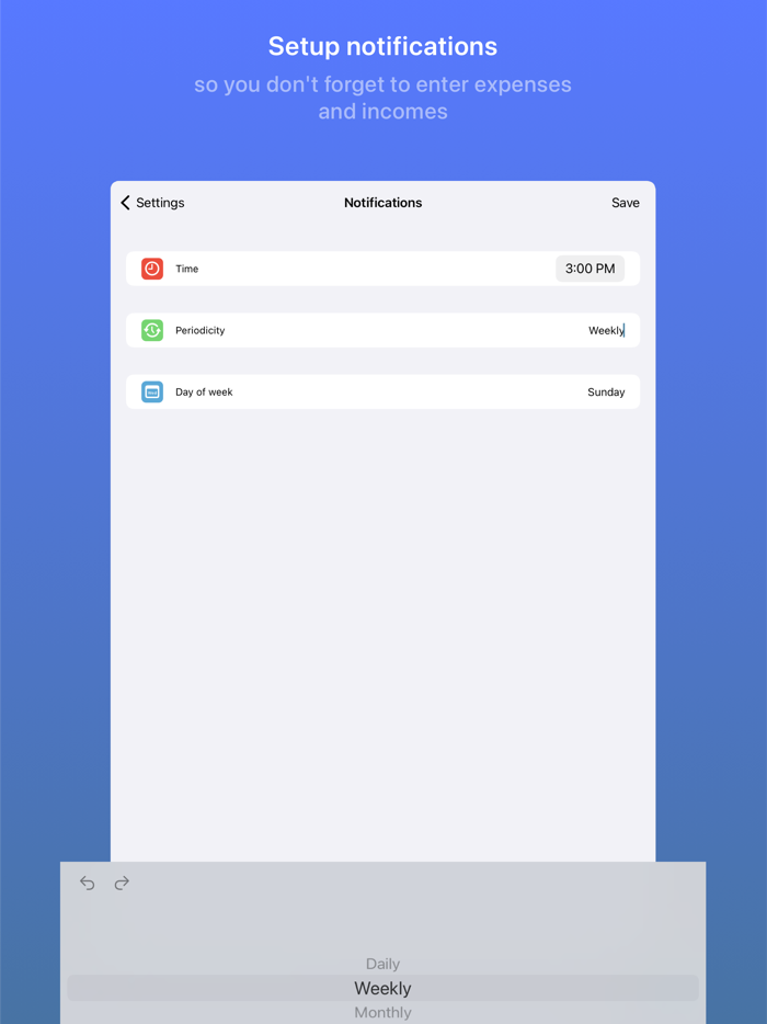 TrackMyMoney - expense tracker