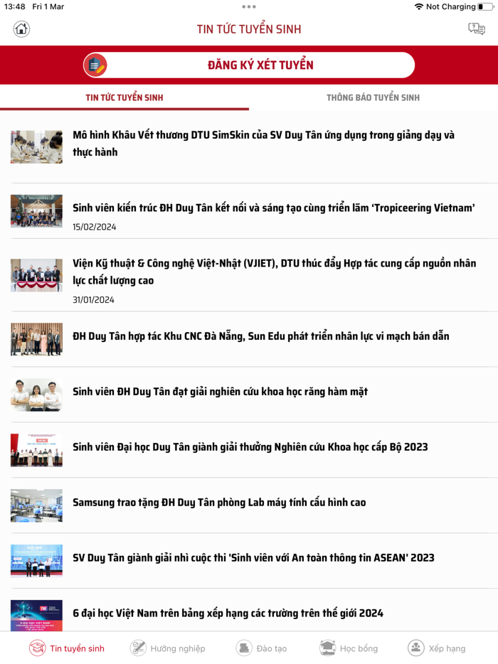Tuyển Sinh DTU
