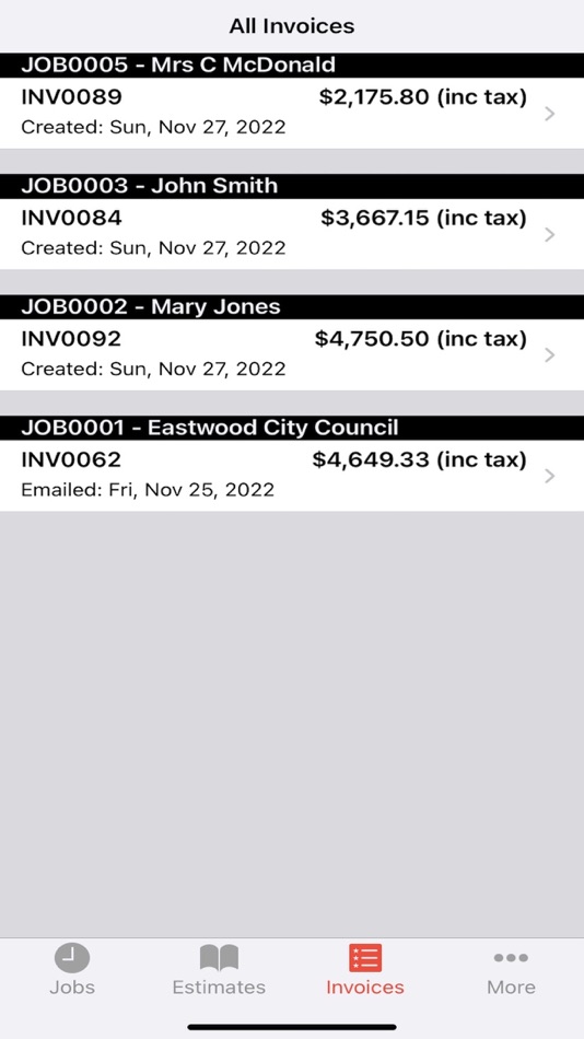 #10. Invoice & Estimate App (iOS) 由: SMC Analysts Ltd