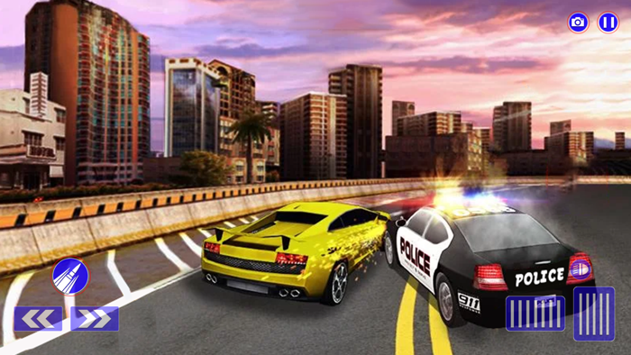 Police Thief Car Chase Game
