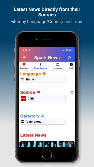 Spark News Lite – News Feed Screenshot