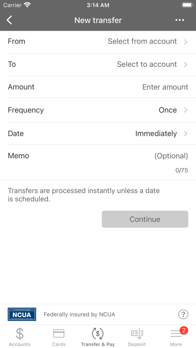 Beacon Financial CU Screenshot
