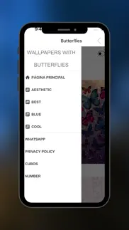 wallpapers with butterflies iphone screenshot 4