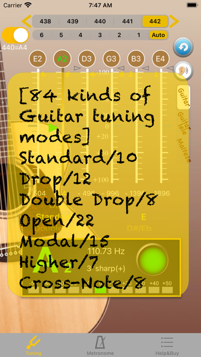 GuitarTuner - Tuner for Guitar Screenshot