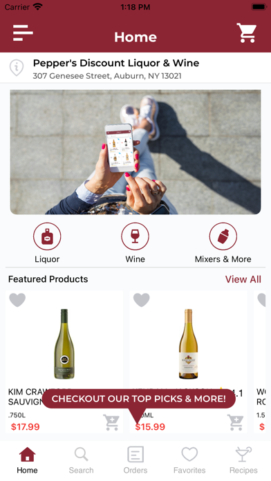 Peppers Discount Liquor & Wine Screenshot