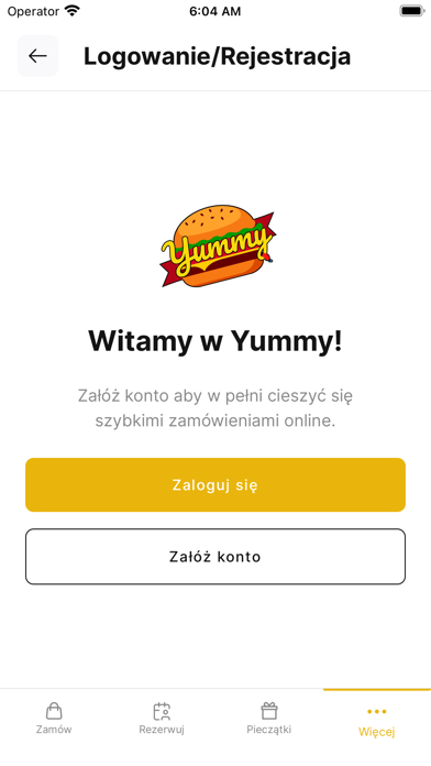 Yummy App Screenshot